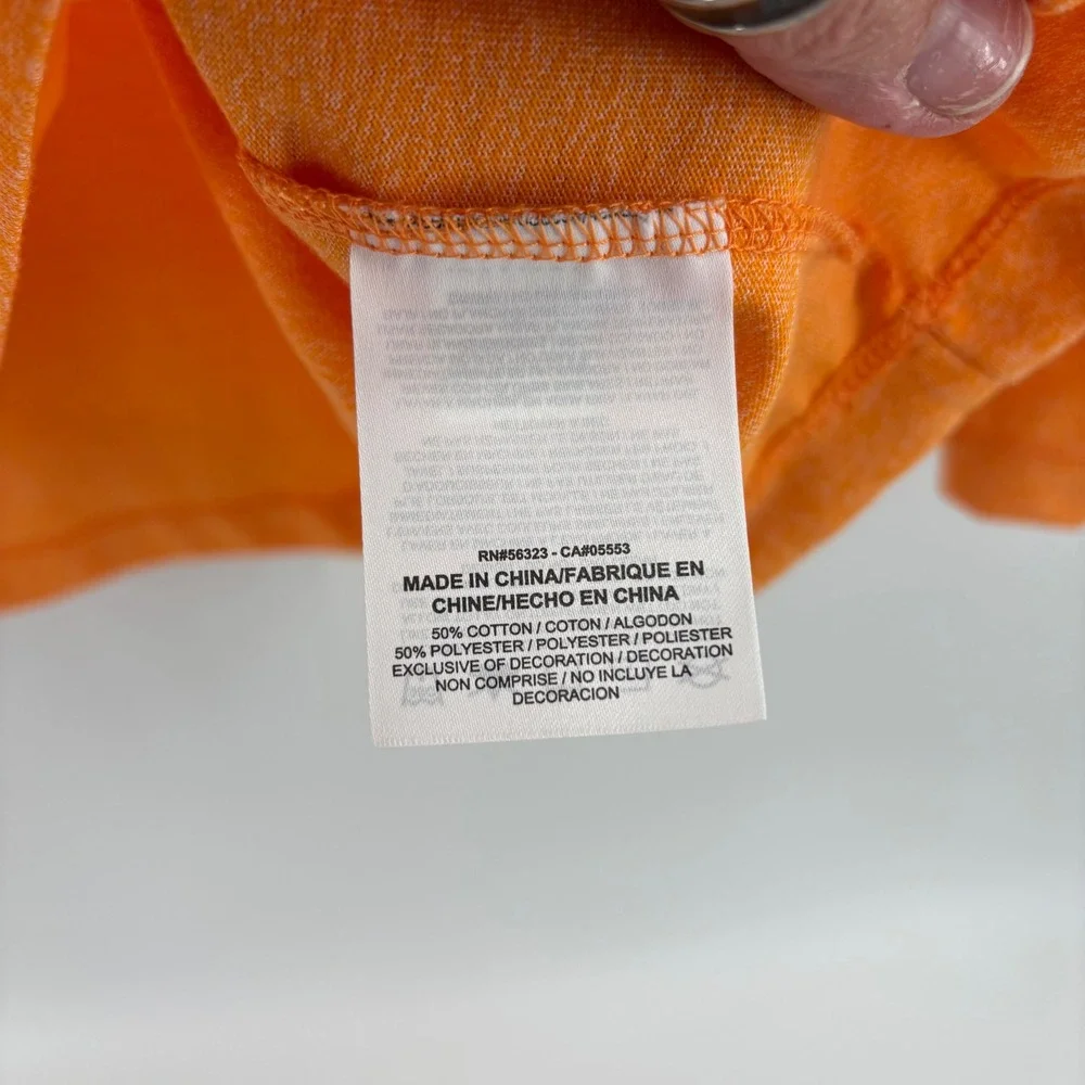 NEW Nike Mens Tennessee Volunteers Hoodie Tee 3XL Orange Heather Rocky Top